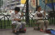 Street musicians in Chengdu